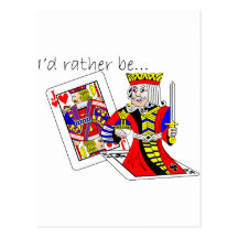 Rather-Be-Jack-King-Off-Card Post Card