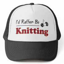 Rather Be Knitting Mesh Hat