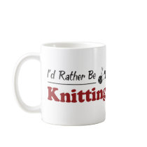 Rather Be Knitting Mugs
