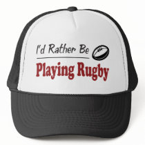 Rather Be Playing Rugby Mesh Hats