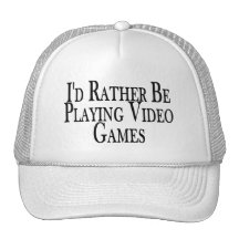 Rather Be Playing Video Games Trucker Hat