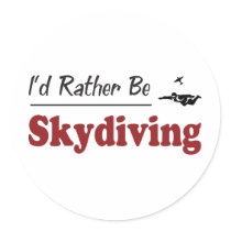 Rather Be Skydiving Sticker