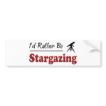 Rather Be Stargazing bumper stickers