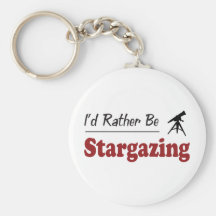 Rather Be Stargazing Keychains
