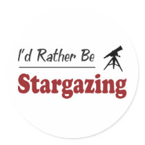 Rather Be Stargazing Stickers