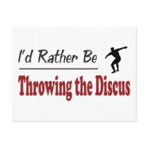 Rather Be Throwing the Discus Postcards