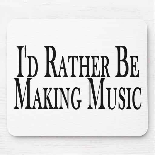 Rather Make Music Mouse Pads