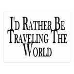 Rather Travel The World postcards