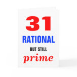 Rational but Primal Birthday Greeting Cards