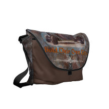 Ratrod Truck Rusty Metal Messenger Bags