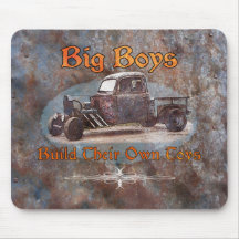 Ratrod Truck Rusty Metal Mousepad
