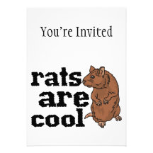 Rats Are Cool Personalized Announcement