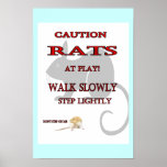 Rats At Play Poster