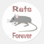 Rats Forever Round Sticker