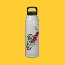 Rattle Snake Coiling Dynamite Cartoon water bottles