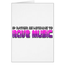 Rave Music Cards