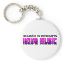 Rave Music Key Chains