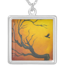 Raven and branch necklace by Dana Tyrrell