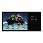 Raven and his girlfriend photo cards