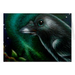 RAVEN CROW & NORTHERN LIGHTS CARD