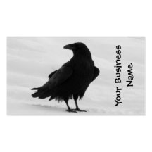 Raven fier cartes de visite personnelles