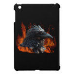 Raven Flames Wiccan Gothic Design Cover For The iPad Mini