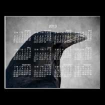 Raven Glamour Shot; 2013 Calendar postcards