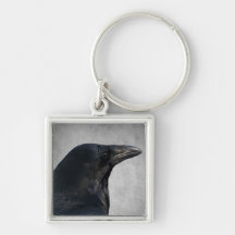 Raven Glamour Shot Key Chains