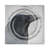 Raven Glamour Shot Magnet