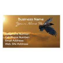 RAVEN & GOLDEN SUNLIGHT Business Cards