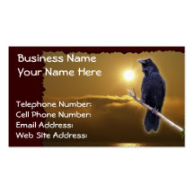 RAVEN & GOLDEN SUNLIGHT Business Cards