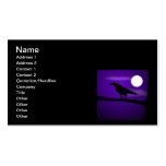 raven_illustration_Vector_Clipart black purple Business Cards