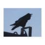 Raven in Silhouette, Unalaska Island Post Card