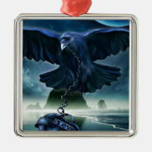 Raven Love Ornament