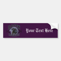 Raven Lunatic Bumper Sticker