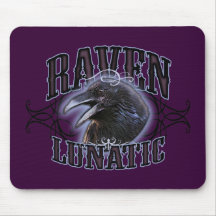 Raven Lunatic Mousepads