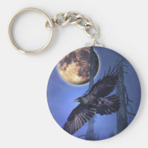 RAVEN  MAGICK  Gothic Keychain