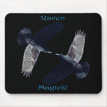 RAVEN MAGICK! Mousepad