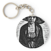 Raven Stare Keychain