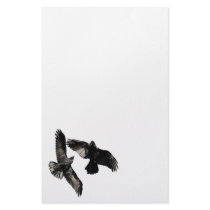 ravens stationery design