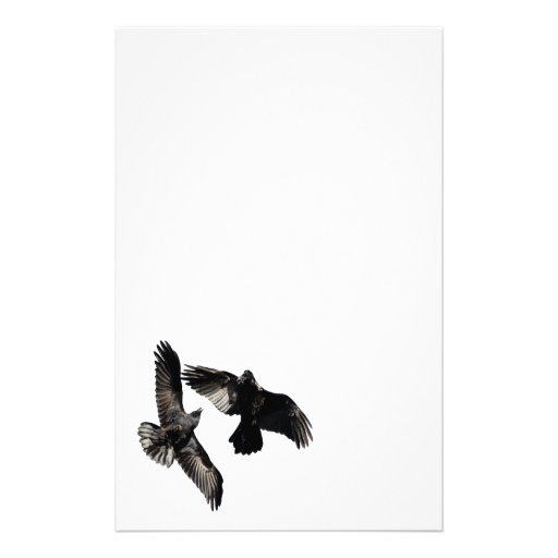 ravens stationery design