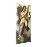 Ravishment by Bouguereau, Vintage Victorian Art Stretched Canvas Print