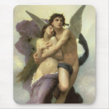 Ravissement par Bouguereau, art victorien vintage Tapis De Souris