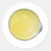 raw egg yolk sticker