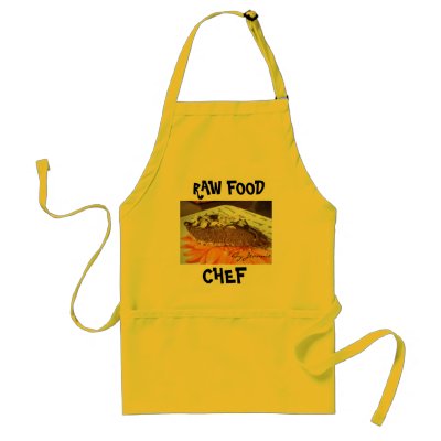 Raw Food Chef Apron by jeanroxy