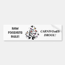 Raw Foodist Bumper Sticker