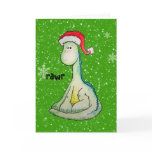 RAWR! Christmas Dinosaur Greeting Cards