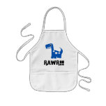 Rawr Dino Blue Apron