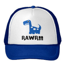 Rawr Dino Blue Hat