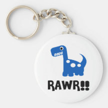 Rawr Dino Blue Keychains